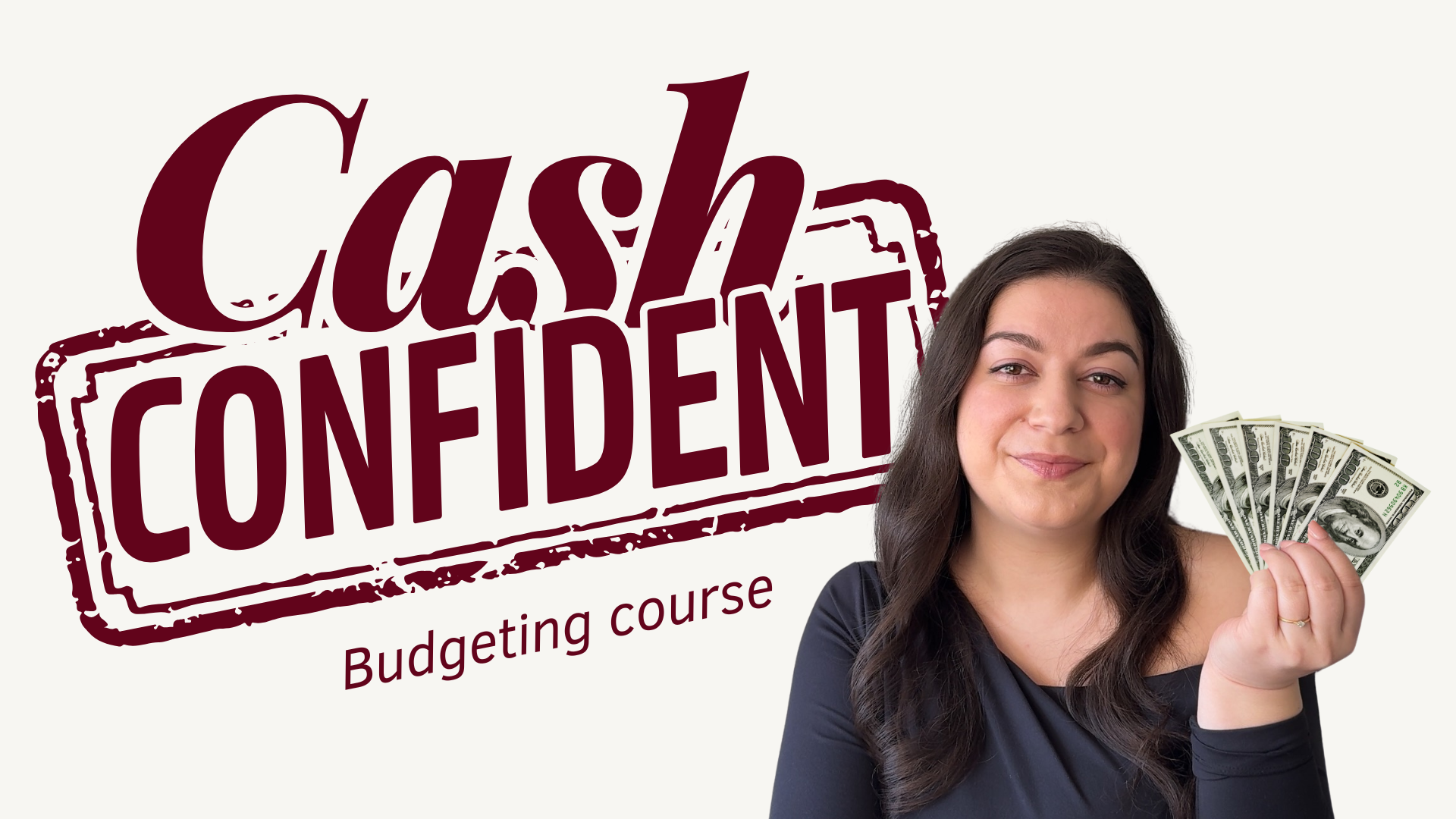 Cash Confident — budgeting course cover