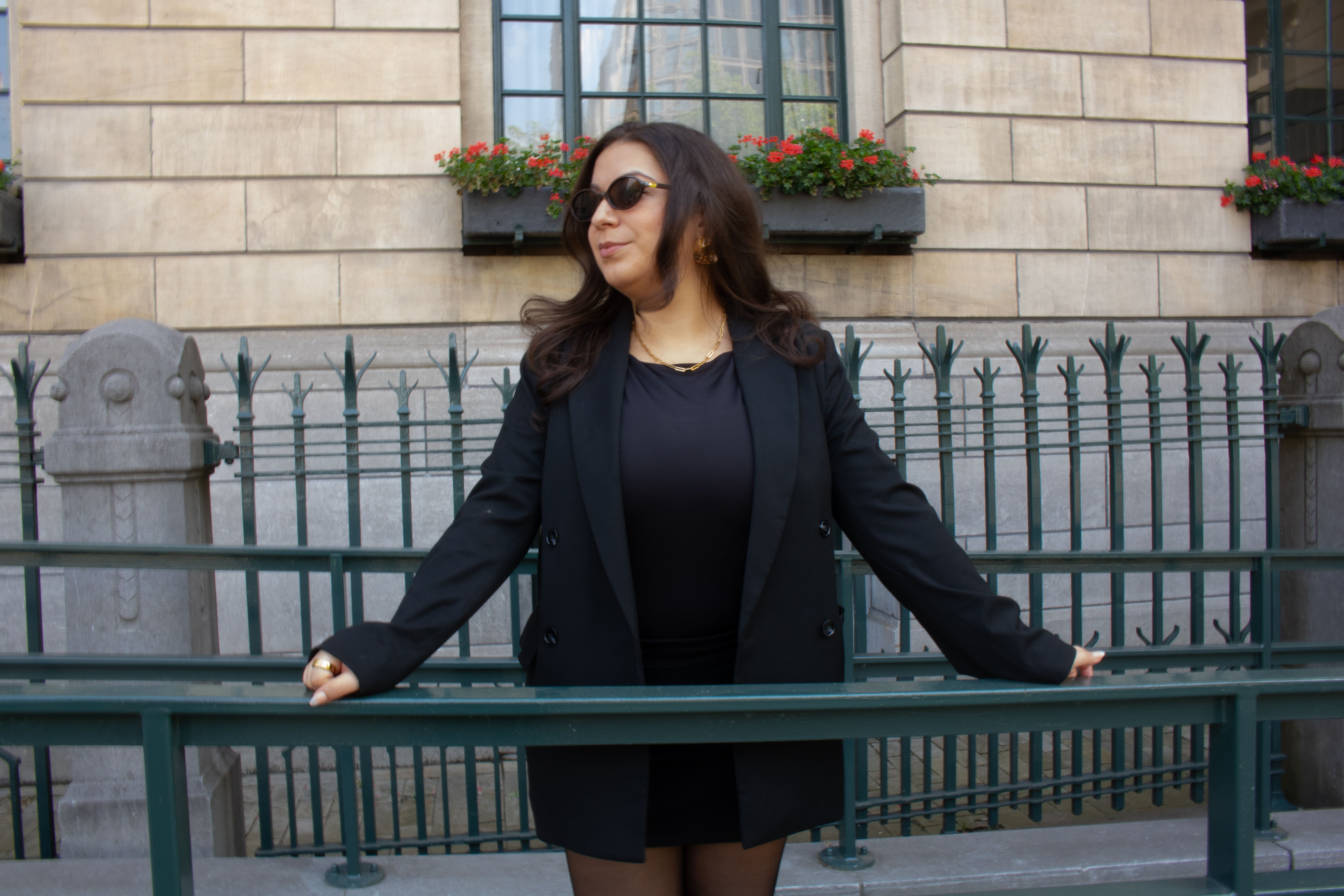 Sepi standing confidently outdoors